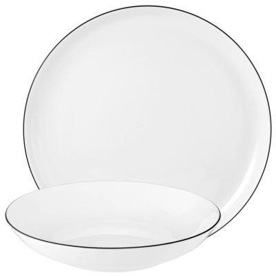 Seltmann Weiden Lido Round Porcelain White 12 pcs.