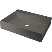 Granite countertop washbasin with tap space - 500x400 mm