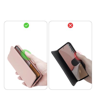 11. DUX DUCIS Skin X Bookcase type case for Samsung Galaxy A72 4G pink