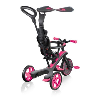 4. 4-in-1 bike Globber Explorer Trike Fuchsia 632-110-2 HS-TNK-000013809