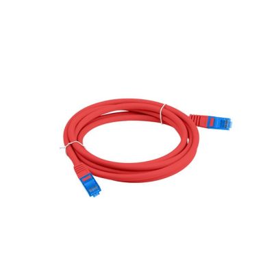 2. LANBERG PATCHCORD S/FTP CAT.6A 1M RED LSZH CCA (FLUKE PASSED) PCF6A-10CC-0100-R