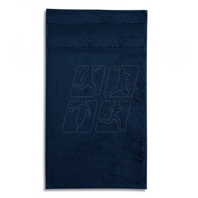 2. Small unisex towel Organic (GOTS) (navy blue)