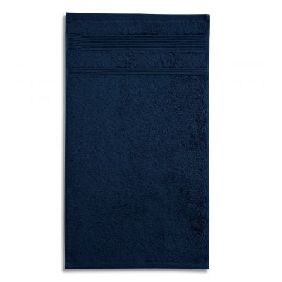 2. Small Unisex Organic Towel (GOTS) (Navy Blue)