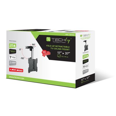2. Techly ICA-CPLB 222 TV Mount for 94cm (37") Black, Silver