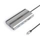 Orico XDR 12in1 USB-C Docking Station USB-A USB-C 2x HDMI 4K 60Hz DisplayPort 4K 60Hz RJ45 Gigabit PD 100W SD and microSD Card Reader - Silver