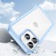 3. Outer Space Case iPhone 14 Pro hard cover with a gel frame blue