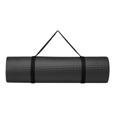 8. Gaiam 10mm Fitness Mat with Strap