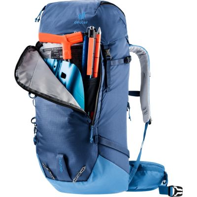 10. Deuter Freescape Pro 40+ Backpack Sports Backpack Blue Polyamide, Ripstop