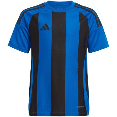 6. adidas Striped 24 Jersey Kids' Football Shirt Blue-Black IW2136