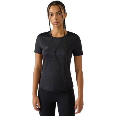 Champion Women's Crewneck T-Shirt Black 118511 KK001
