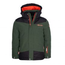 Trollkids Kids Norefjell Jacket, insulated, waterproof, green (132-322)