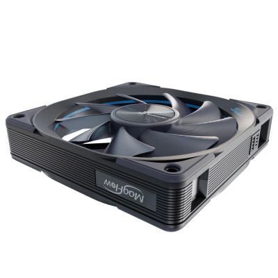 8. Computer case with a set of 3 12 cm black fans