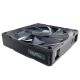 8. Computer case with a set of 3 12 cm black fans