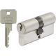 CYLINDER 50X60MM MAT NICK 3 KEYS