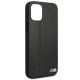 7. BMW M Collection PU Carbon Stripe Case for iPhone 12 mini - Black