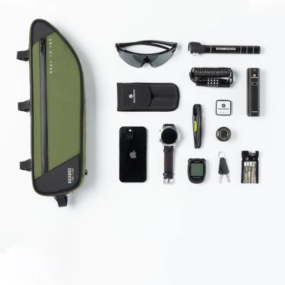 4. Rockbros TL003 ROAD TO SKY 2L Frame Bag Waterproof - Green