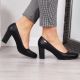 2. Sergio Leone W SK193A black block heel pumps 