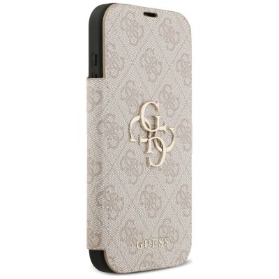 4. Guess Book 4G Metal Logo Case for iPhone 17 Pro Max - Pink