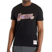 Mitchell &amp; Ness NBA Team Logo Tee Los Angeles Lakers BMTRINTL1051-LALBLCK