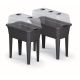 8. STANDING GREENHOUSE SEEDBED RESPANA SET ECOLINE 59.6x36.8x75.3CM ANTHRACITE