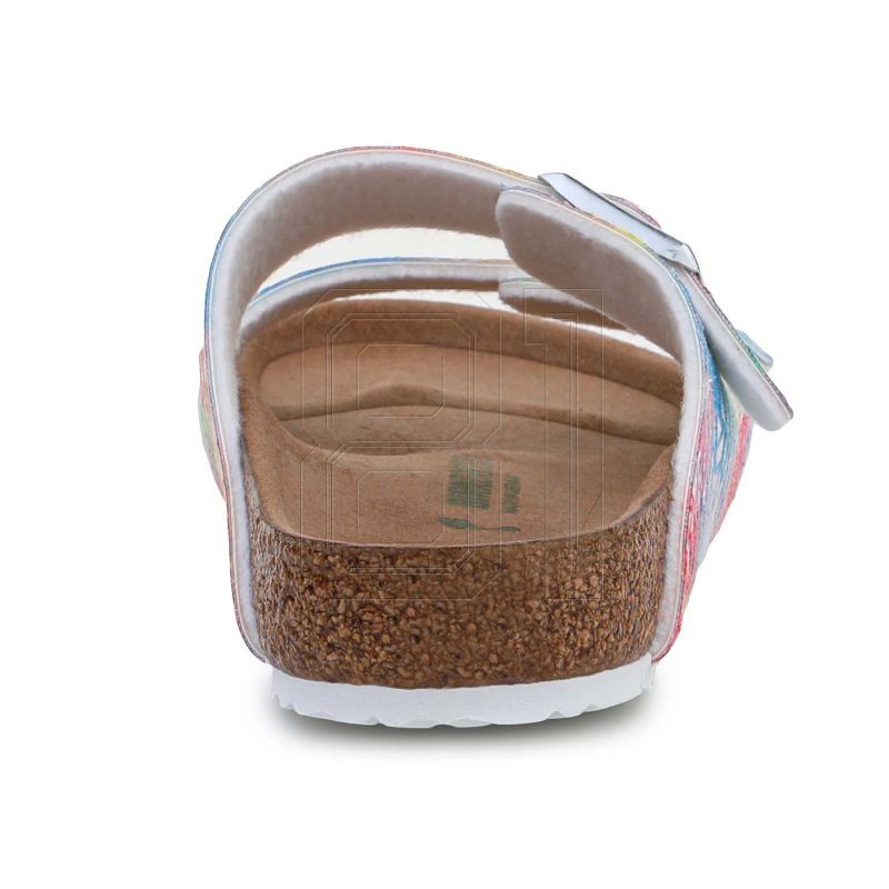 6. Birkenstock Arizona Kids Flashy Hologram Silver Jr 1022173
