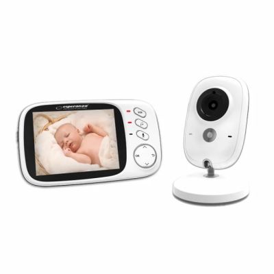3. ESPERANZA Electronic Baby Monitor with 3.2" LCD Display JACOB EHM002