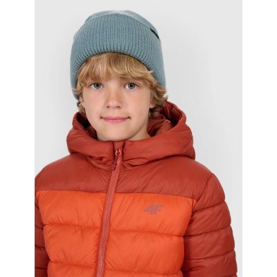 3. Boy's down jacket with synthetic filling 4F 4FJRAW25TDJAM0770-81S