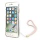 5. Guess GUOHCI8H4STP iPhone SE 2022 / SE 2020 / 7/ 8 pink/pink hardcase 4G Print Strap