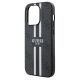 6. Guess 4G Printed Stripes MagSafe case for iPhone 15 Pro Max - black