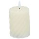 3. DECORATIVE CANDLE 75x100MM LED WAX CREME