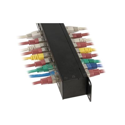 2. Delock 43295 Patch Panel - Cat6 - Rack Mount - 1U - 44 mm - 44 mm