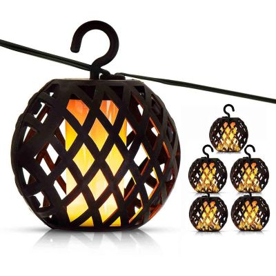 17. SOLAR LAMP FIREBALLS 7CM 5PCS