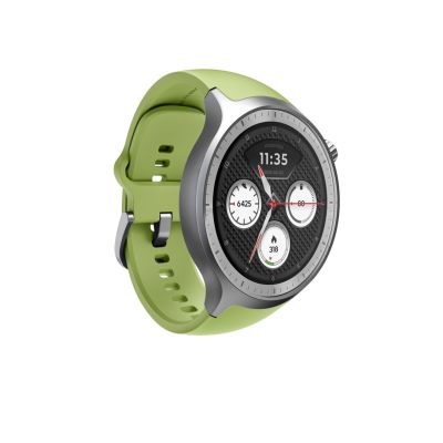 2. Motorola Moto Watch 512MB Silver_Stainless Steel + Herbal Garden_Silicone Silver