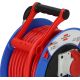 4. Brennenstuhl 1182770010 cable distributor, 25 m, 3 mains sockets, outdoor, black, blue, grey, red