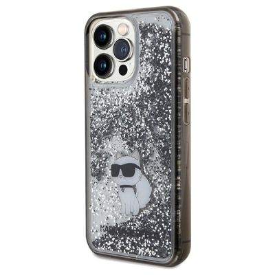 2. Karl Lagerfeld Liquid Glitter Choupette case for iPhone 13 Pro / 13 - transparent