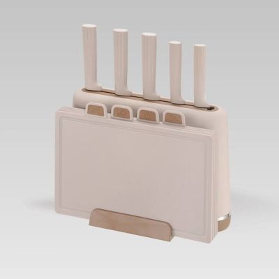 2. Set of knives + boards MR-1412-BEIGE MAESTRO