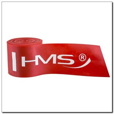 3. FB01 RED 1.2 x 50 x 2080 MM HMS EXERCISE BAND