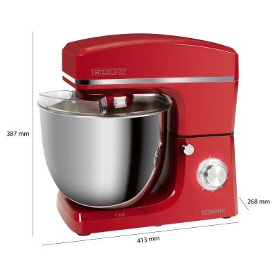 3. BOMANN KM 6036 red food processor