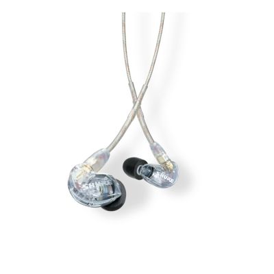 Shure SE215-CL-EFS - In-ear headphones, detachable cable, transparent