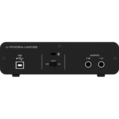 3. Behringer UMC22 - USB audio interface