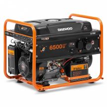 Daewoo GDA 7500E Generator 6500 W 30 l Petrol Orange, Black