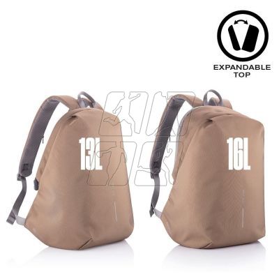 6. XD DESIGN ANTI-THEFT BACKPACK BOBBY SOFT BROWN P/N: P705.796