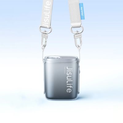 2. Jisulife Neck Fan 5 4500mAh Mini Fan with Lanyard - Black