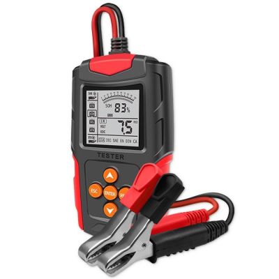 9. QOLTEC BATTERY TESTER WITH LCD DISPLAY | 12V | 24V | 3AH-200AH