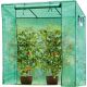 14. GREENHOUSE FOR TOMATOES AND CUCUMBERS 200x77x168-150CM PE GREEN