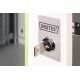 12. Digitus Unique 19" 12U 600x450 wall-mounted network cabinet, glass door, gray, undivided, assembled, 100kg
