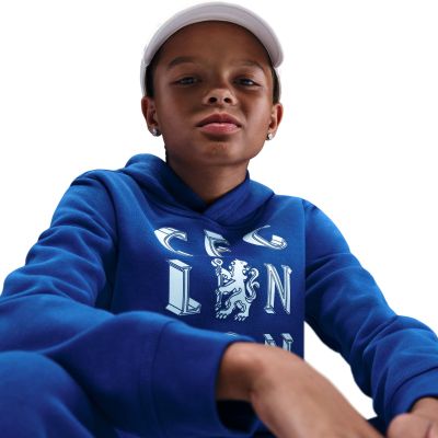 3. Nike Junior Chelsea London Hoodie HM3649-495