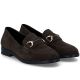 10. Women's brown suede leather loafers Rieker 46262-25