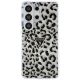 3. Guess IML Leopard Print Triangle MagSafe Case for Samsung Galaxy S26 Ultra - Black