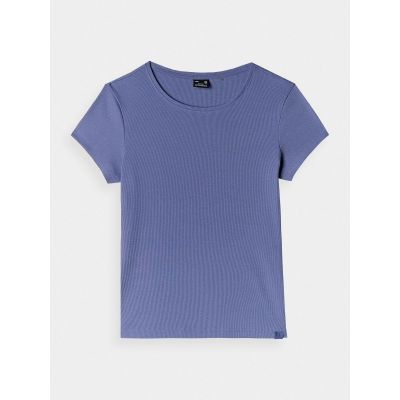 4. Women's slim plain T-shirt 4F 4FRAW24TTSHF2300-32S